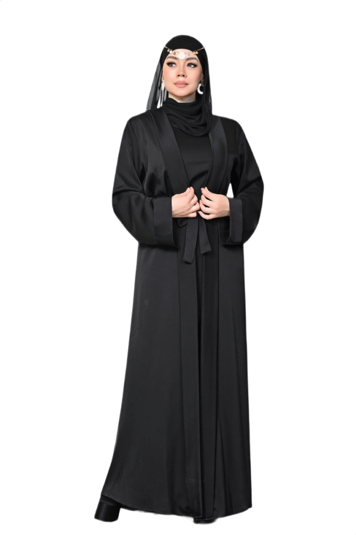 عباية سمراء طرش - الصورة 1